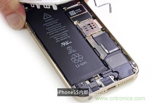 土豪金iPhone 5S拆解：內(nèi)部結(jié)構(gòu)升級(jí)，維修難度增加