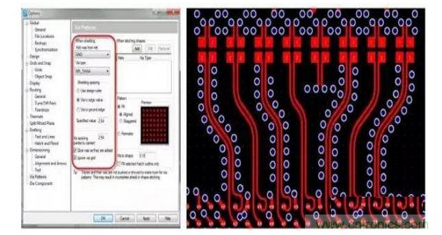 PCB 設(shè)計工具如果能夠控制共面波導(dǎo)和波導(dǎo)過孔的創(chuàng)建，將有助于顯著減少設(shè)計錯誤和縮短設(shè)計時間。
