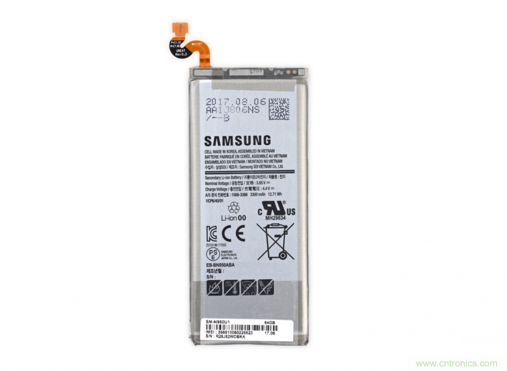 三星Note 8拆解，模塊化+分離式設(shè)計成趨勢？