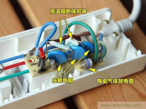 電源插座如何防雷？巧用壓敏電阻&陶瓷氣體放電管