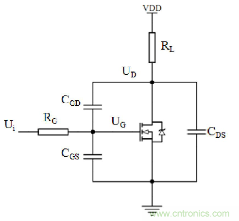 MOSFET的寄生電容是如何影響其開關速度的？