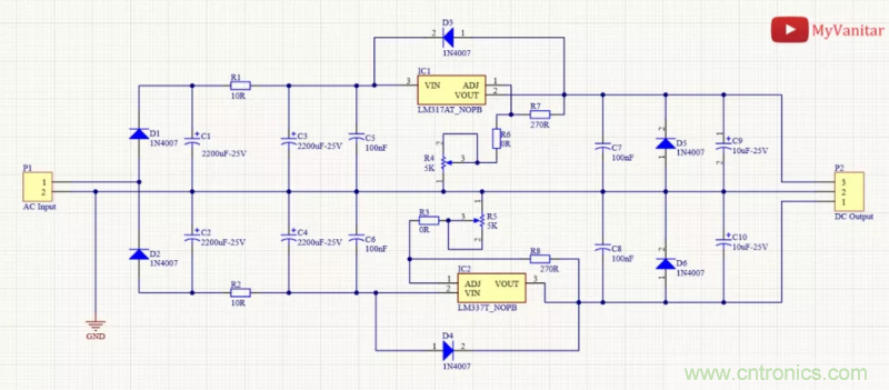 怎樣構(gòu)建可調(diào)線性AC-DC電源供用戶自由調(diào)節(jié)？