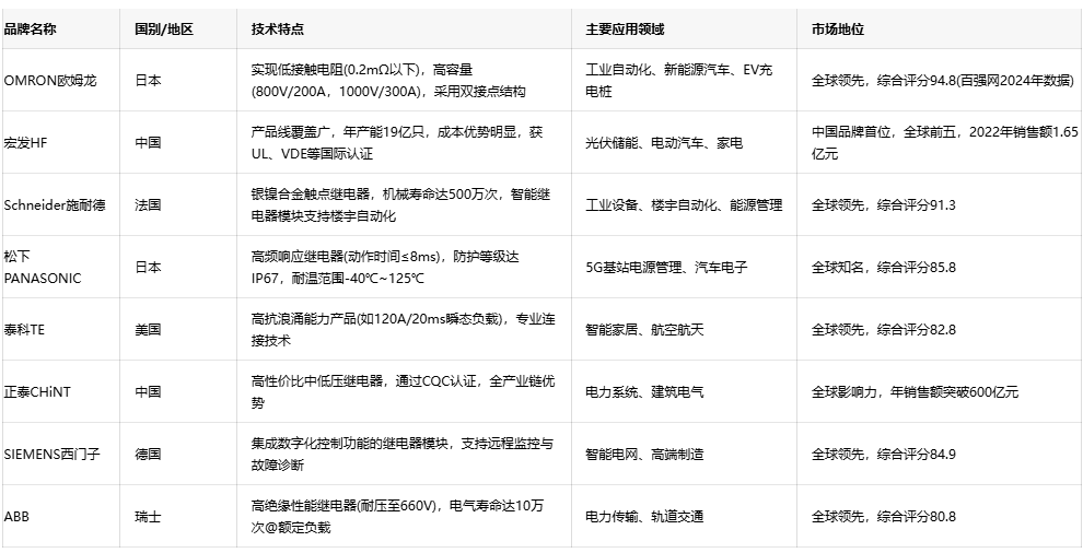 電力繼電器技術(shù)全景：原理、選型與品牌戰(zhàn)略